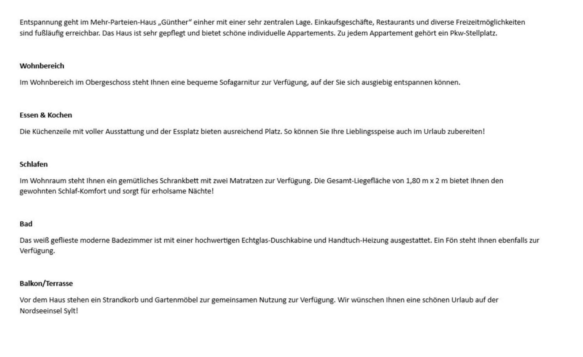 Haus Guenther - Mittelweg 1, App 1 Wenningstedt-Braderup Eksteriør billede